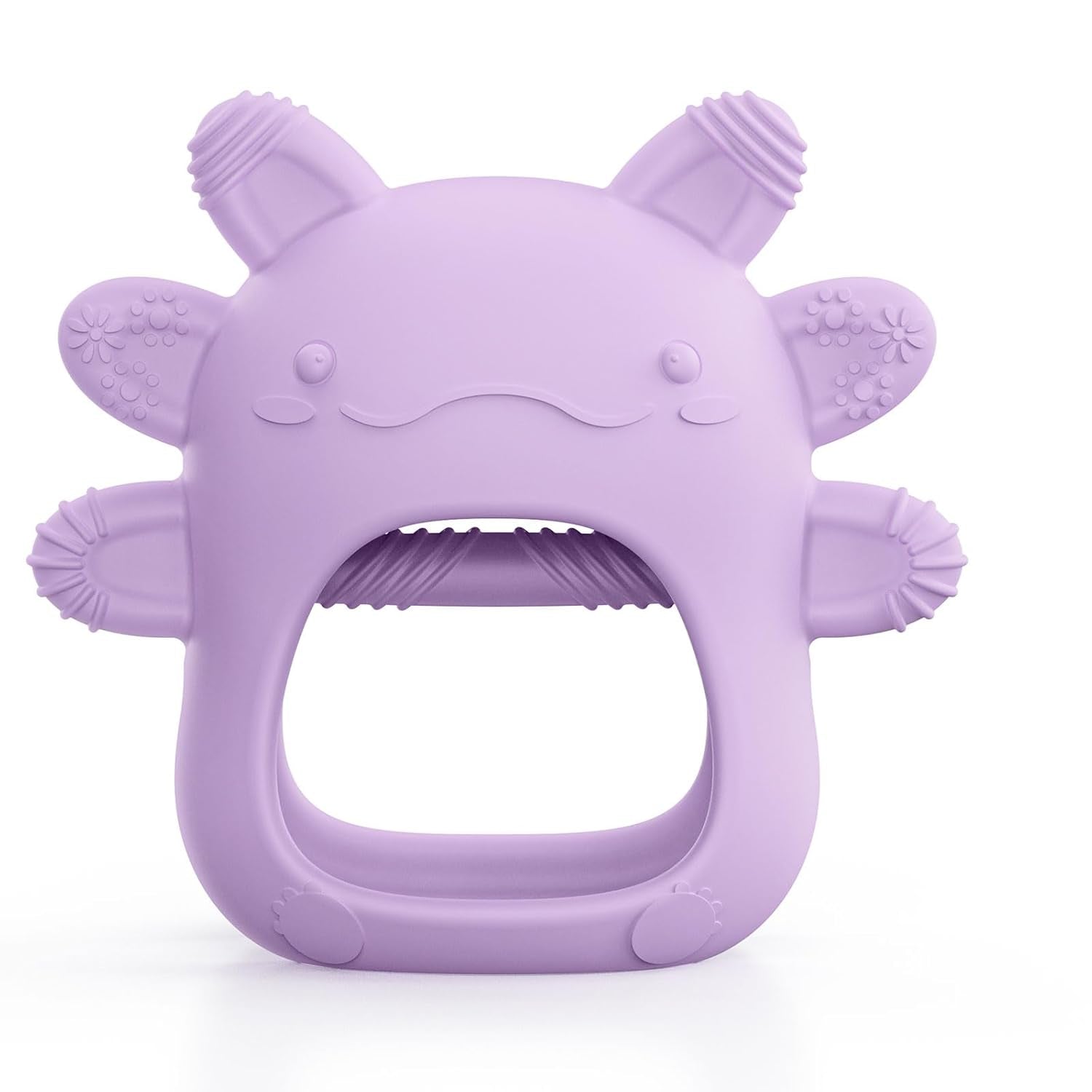 Inel de dentiție pentru bebeluși akolik, jucărie și ajutor pentru dentiție pentru 0, 3, 6 și 9 luni, inel de dentiție fără BPA pentru bebeluși, mănuși de dentiție, cadouri sigure pentru alimente pentru nou-născuți