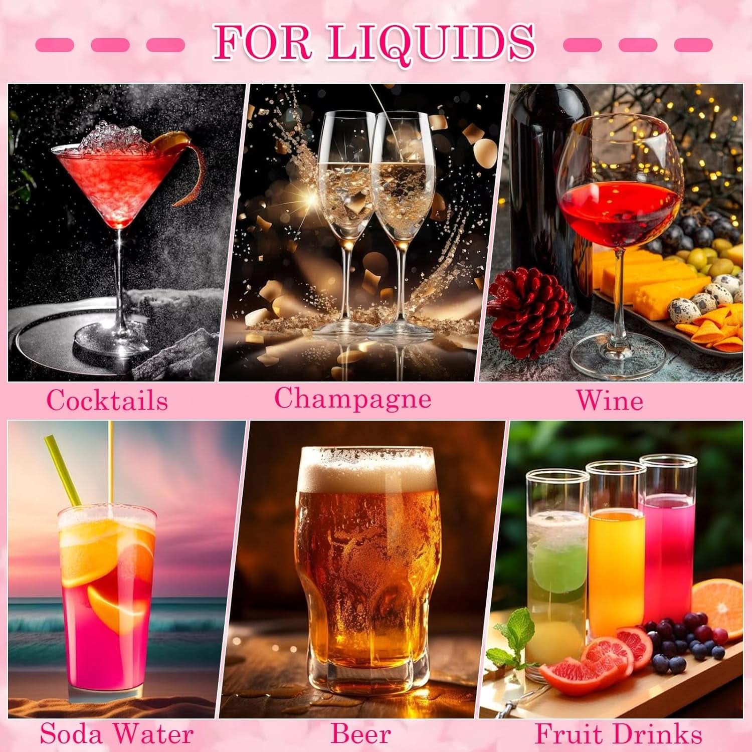 Edible glitter, Set of 4 or 6 color shades, 4 grams per product Glitter Naty Shop