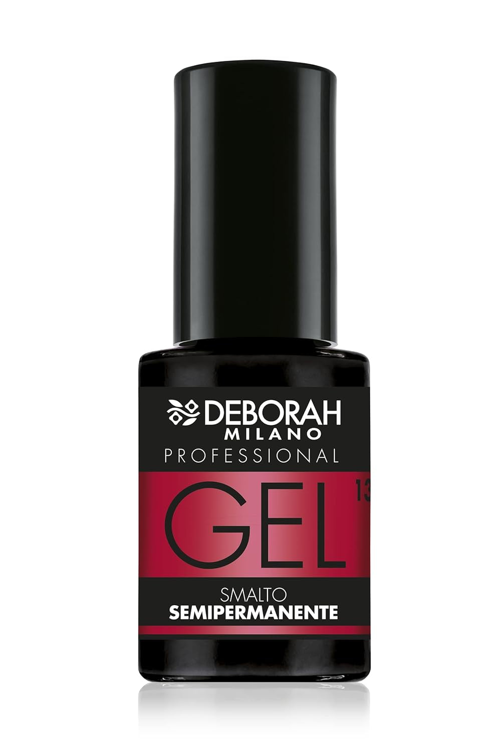 Milano Professional semi-permanent nail polish, no. 21 Burgundy, volumizing effect, long-lasting, for intense and glossy nails, 4.5 ml