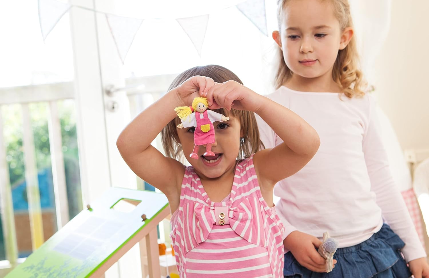 Hape Doll Family Award Winning Doll Family Set Unique Wooden Doll House Accessory Fantastic Play 6 Doll Family Members Naty Shop Dolls