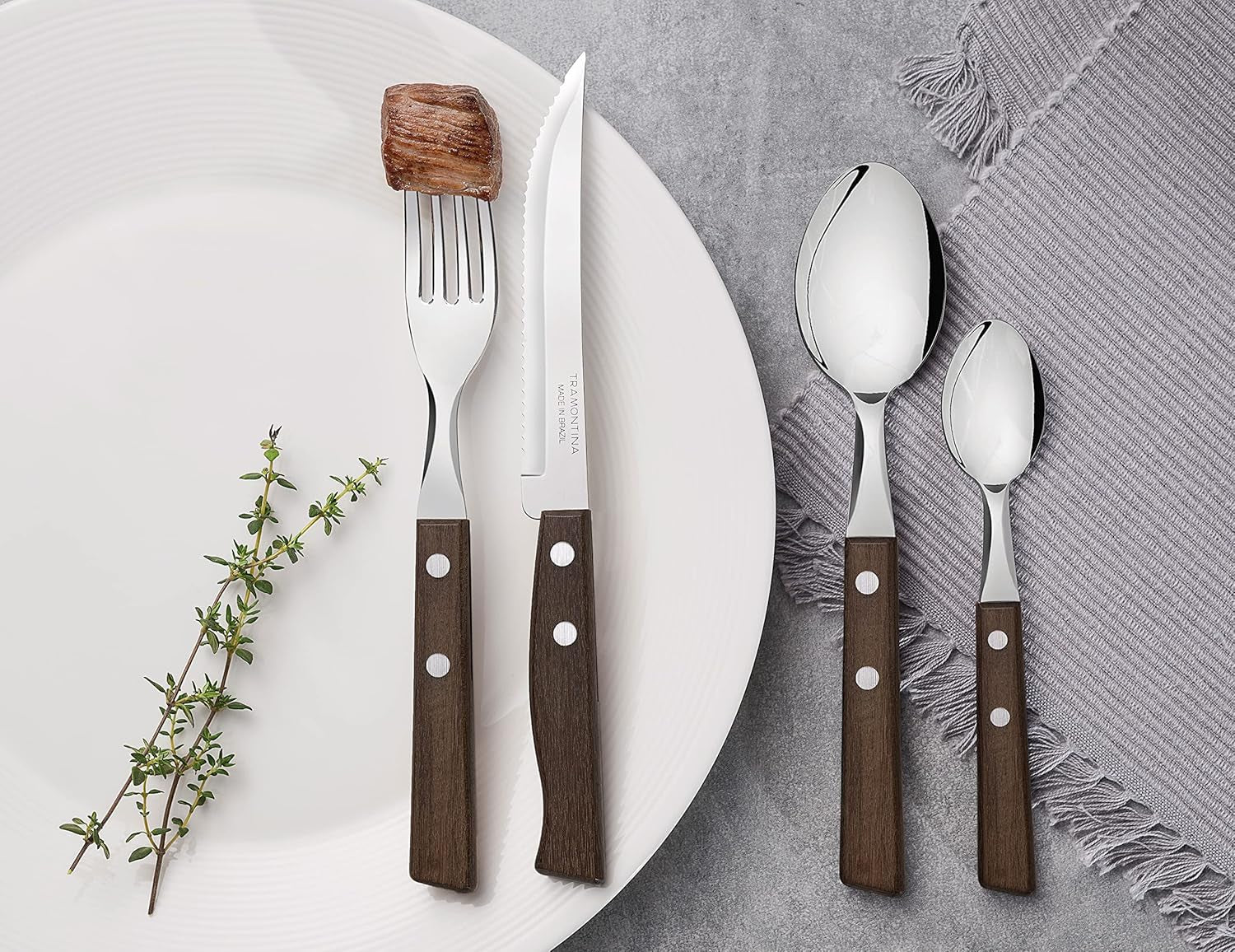 Tramontina cutlery set TRADITIONAL For 6 people, 24 pieces Kitchen Naty Shop