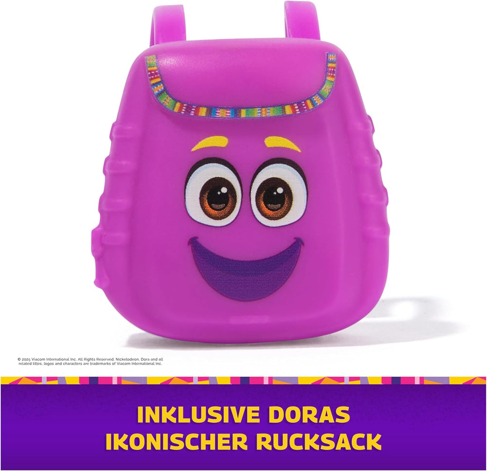 Dora - Beste Freundin Puppe - Größe 22 cm, mit kämmbarem Haar, Rucksack und AFFE Boots, bekannt aus der beliebten TV-Serie, für Kinder ab 3 Jahren