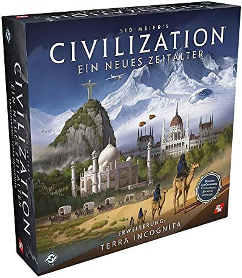 Fantasy Flight Games, Civilization: A New Age, Core Game, Expert Game, Board Game, 2-4 Players, Ages 14+, 120+ minutes, German