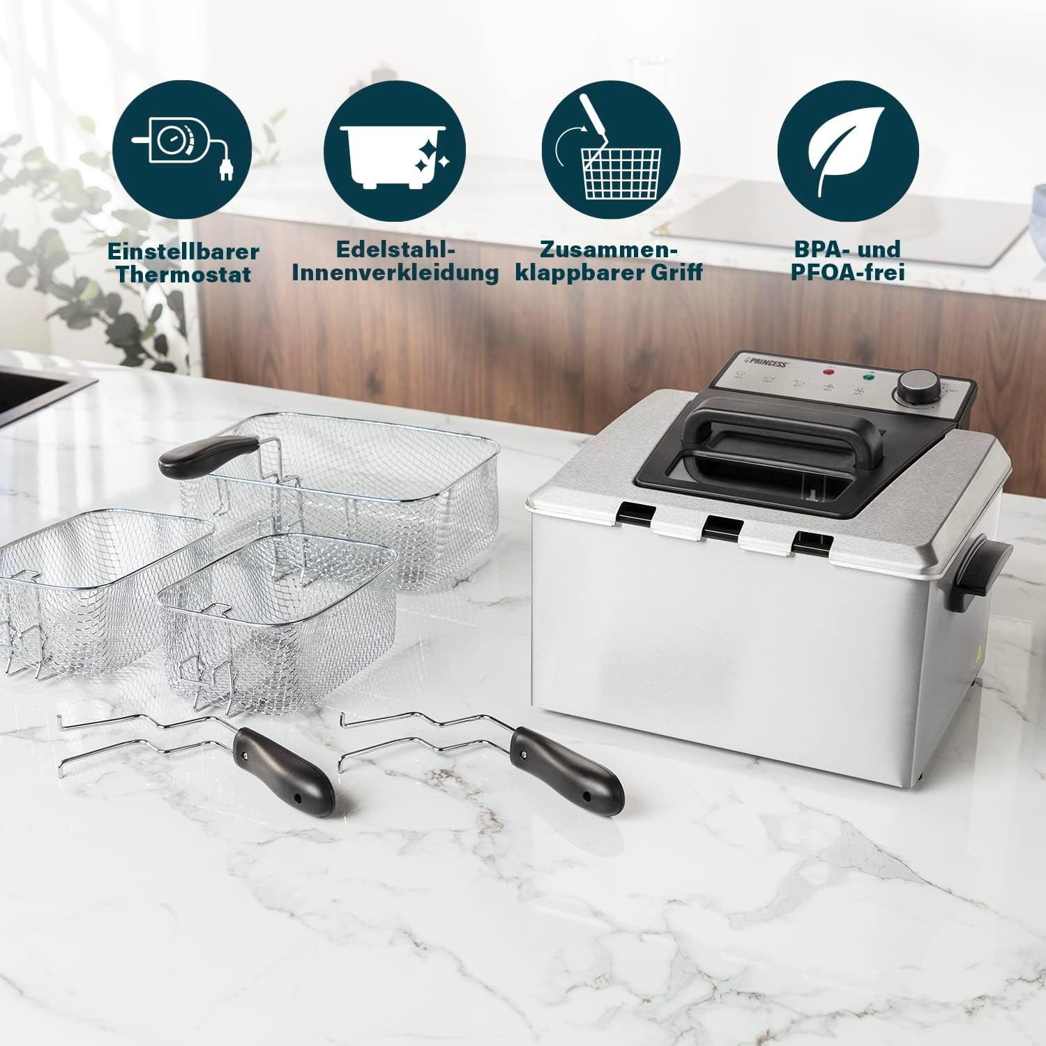 Princess fryer, various sizes Appliances Naty Shop