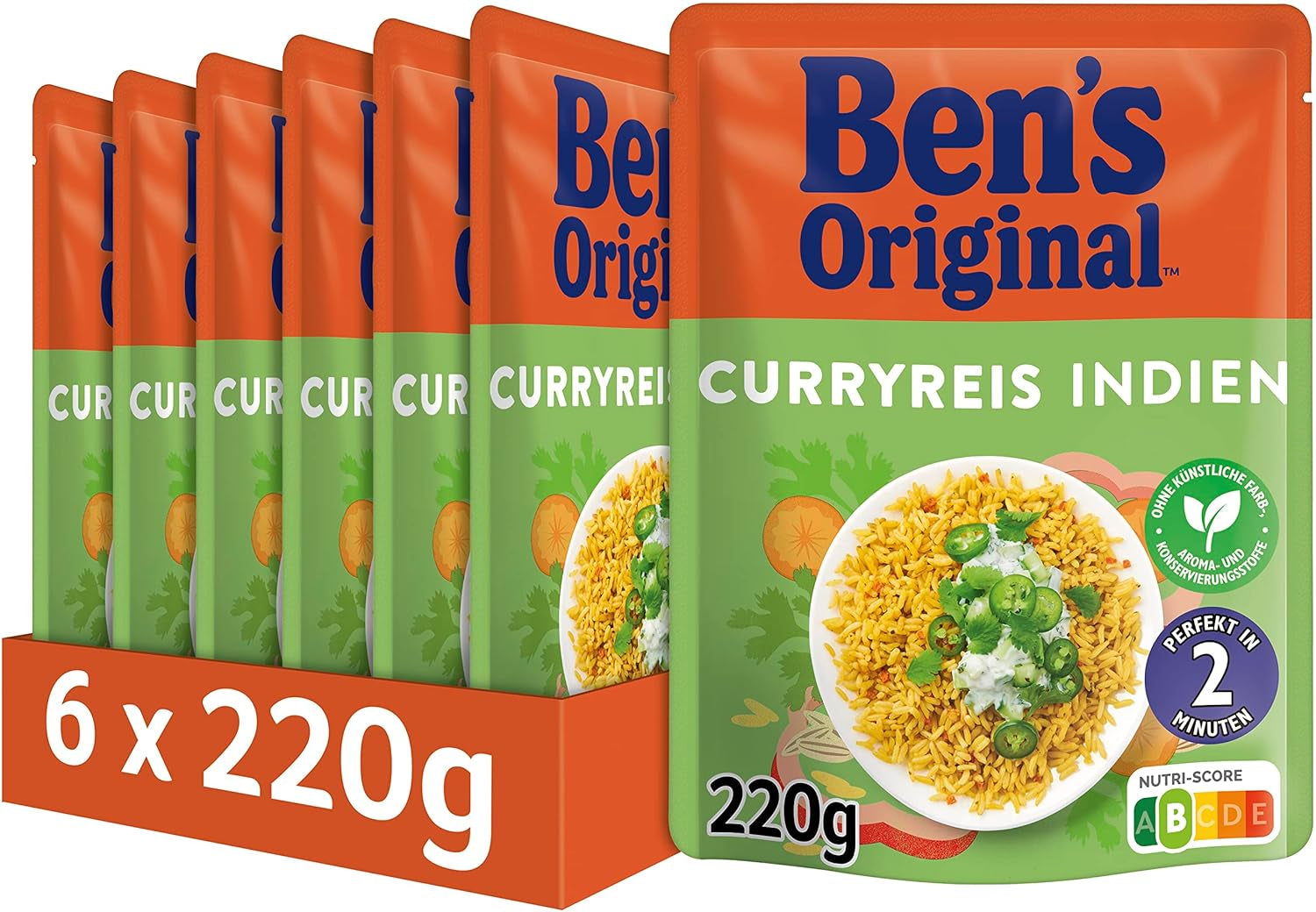 BEN'S ORIGINAL™ Mexican express rice 6 x 220g