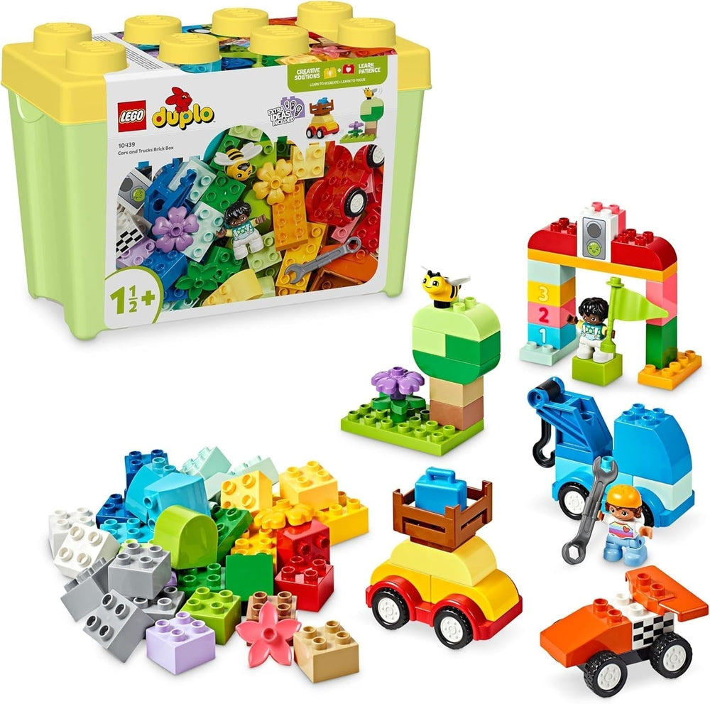 LEGO DUPLO Classic Brick Box Cars And Trucks, Vehicle Play Set For 1.5 Years Old Kids, Creative Learning Toy, Car Toy And Racing Car Set 10439 Building Sets Besuche den LEGO-Store Default Title