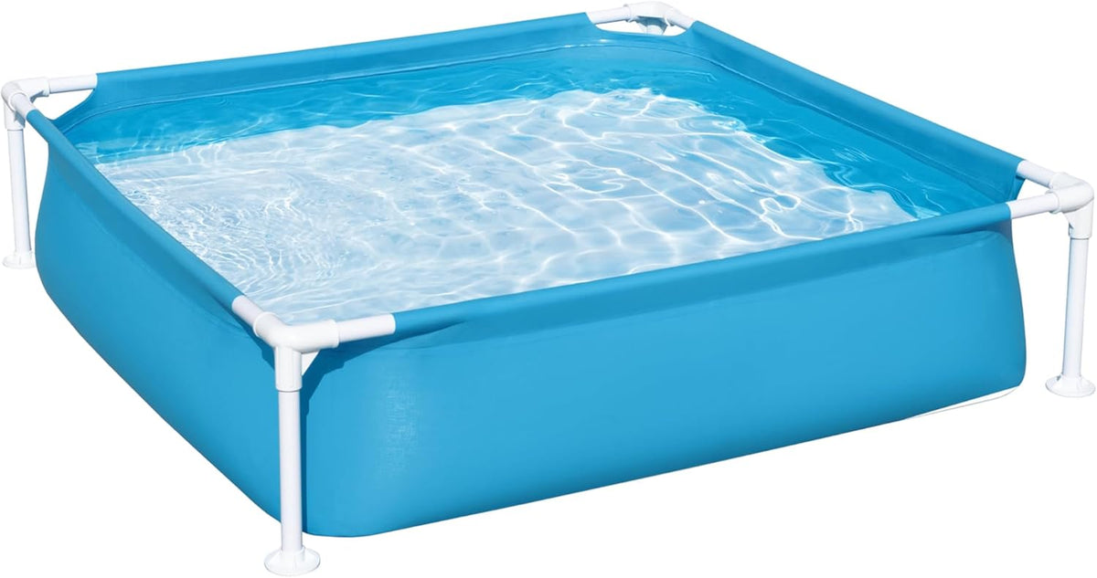 Bestway My First Frame pool 122 x 122 x 30.5 cm, blue, rectangular