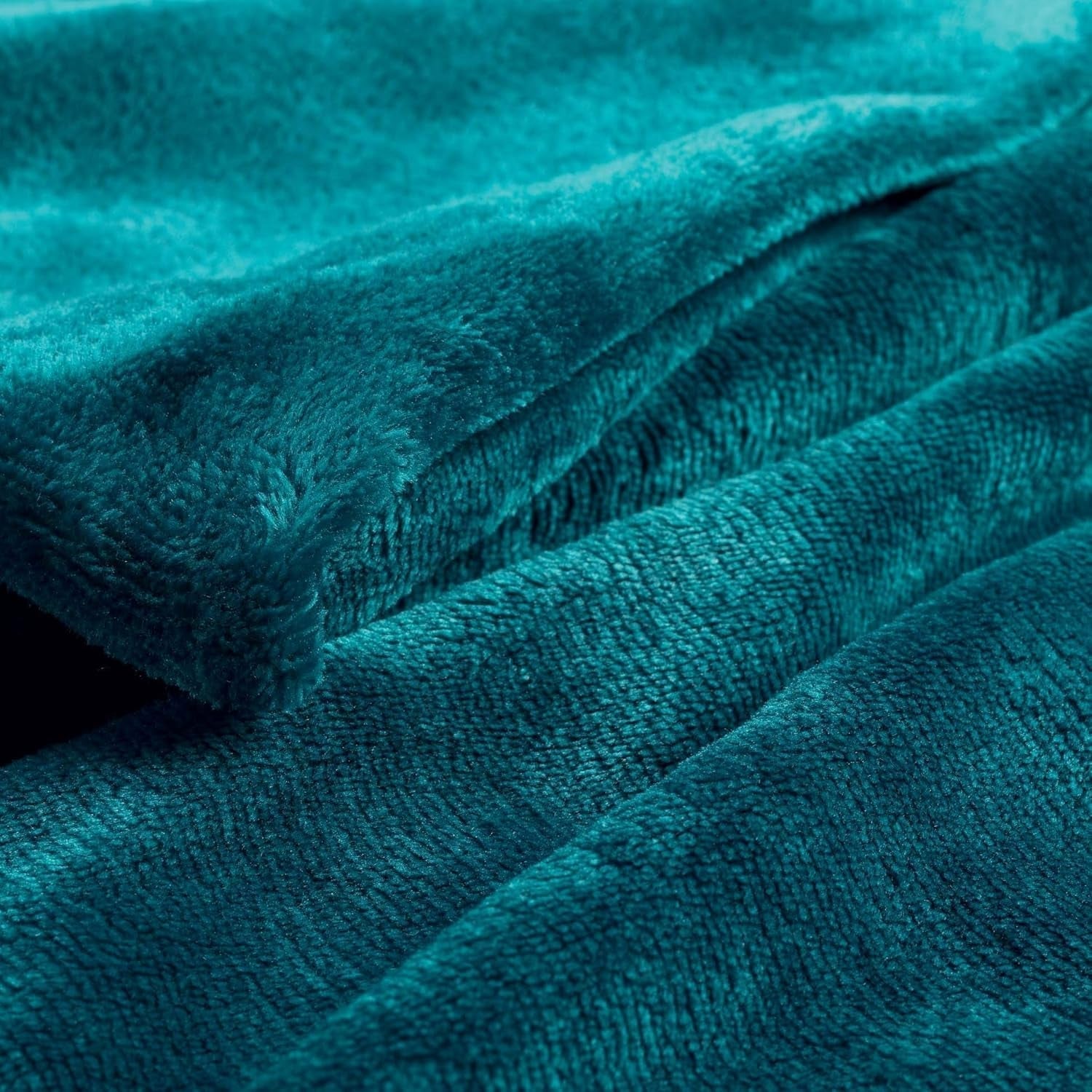 Douceur D'Intérieur FLANOU Plaid, Poliester, Albastru, 125 X 150 Cm Plapumi si pilote Naty Shop