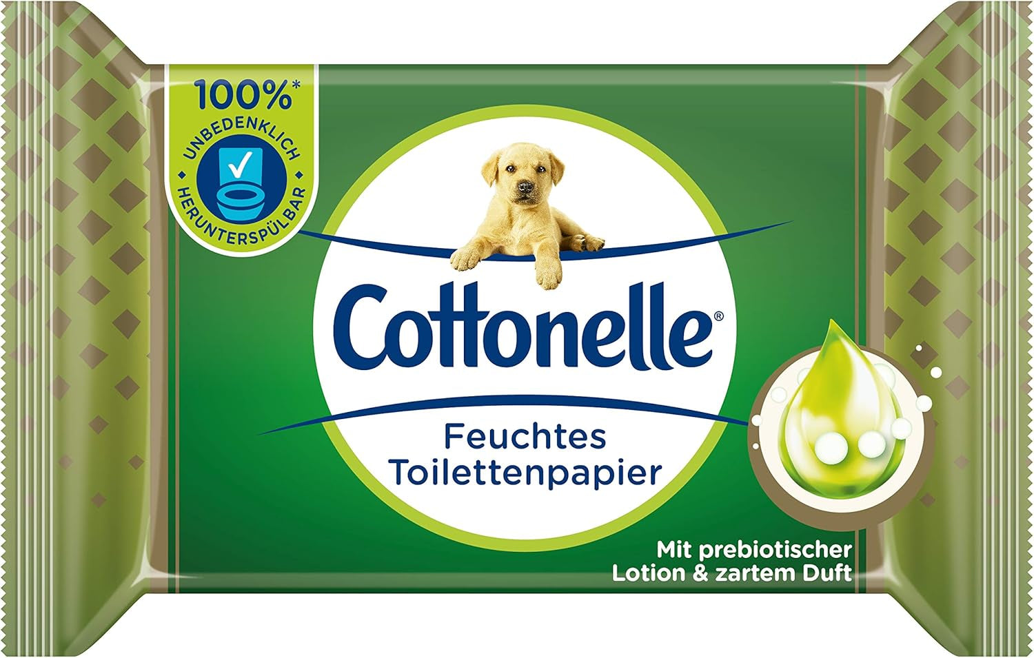 Șervețele umede, Curățenie binefăcătoare, Cu loțiune prebiotică, Biodegradabilă, Fără plastic, Reînchizibilă, 12 X 42 șervețele umede