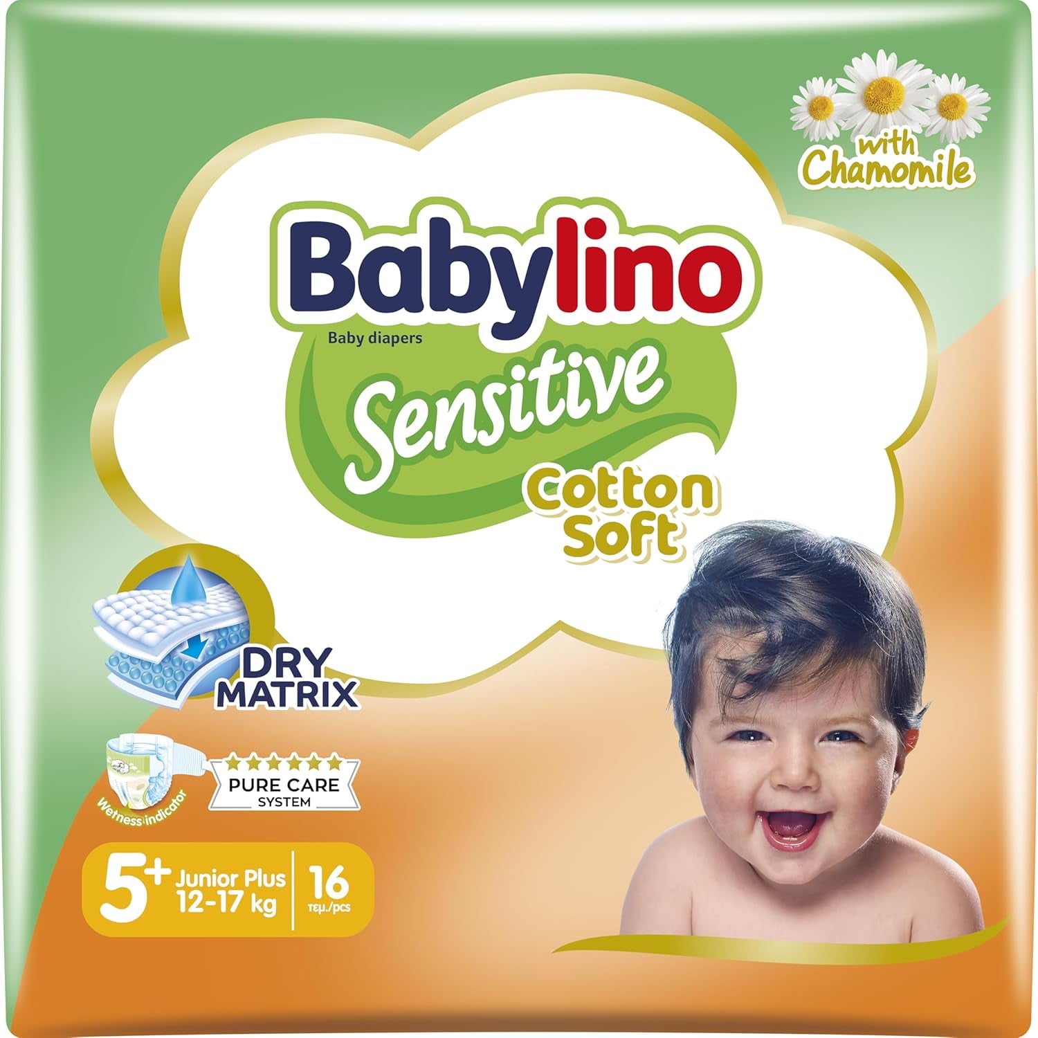 Baby diapers Sensitive size 4, Maxi (8-13 kg), 20 pieces