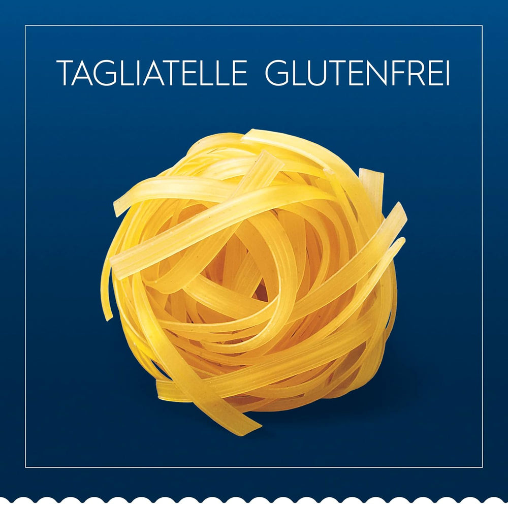 Gluten-free Barilla Tagliatelle pasta made from delicious corn and rice - perfect for people with celiac disease or gluten intolerance 300g