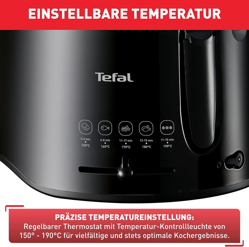 Friteuză Tefal Maxi Fry, Tehnologie Cool Wall, 1.2 Kg, termostat reglabil Electrocasnice Naty Shop