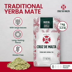 Ceai argentinian de mate cu bucăți de tulpini, 1 kg.