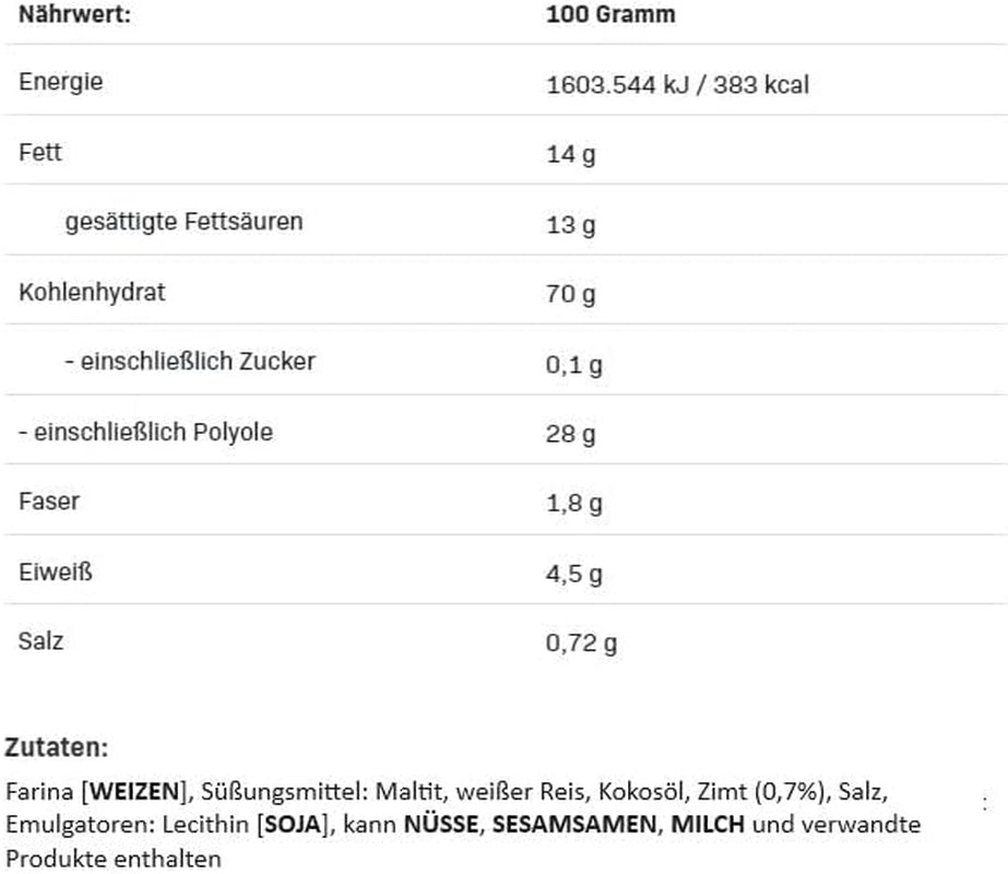 Allnutrition Nutlove Crunchy Flakes with Cinnamon 300G Cereal Naty Shop