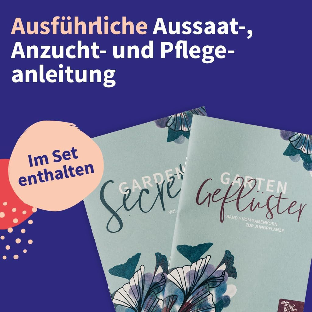 Magic Garden Seeds - Central European Medicinal Plant Seed Set - 12 Traditional Varieties of Popular Medicinal Plants - Heirloom Varieties - Garden Accessories - Plant Seeds - Gift for Garden Lovers