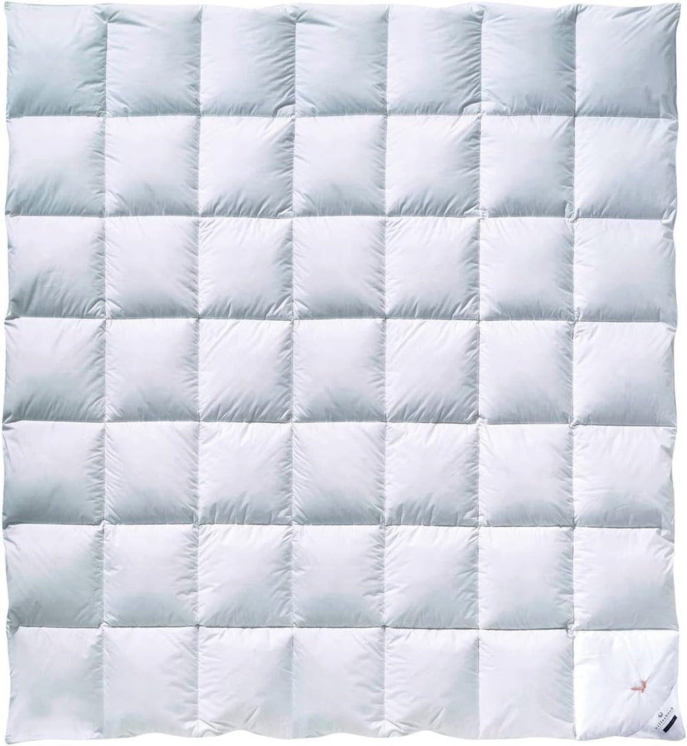 Billerbeck Down Duvet - E04 Gold Edition - All Seasons Duvet - 135 X 200 Cm Real Down Duvet - Medium Warmth Naty Shop Duvets and Quilts Medium (M) 200 X 200 Cm