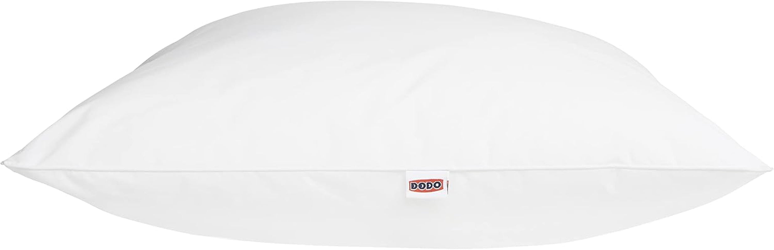 DODO Premium Pillow, 60 X 60 Cm, Medium Comfort, Perna Cloud De Douceur | Miteproof And Fluffy | Percale Cotton + Piping Lavabilă la mașină la 40 °C Perne standard Naty Shop