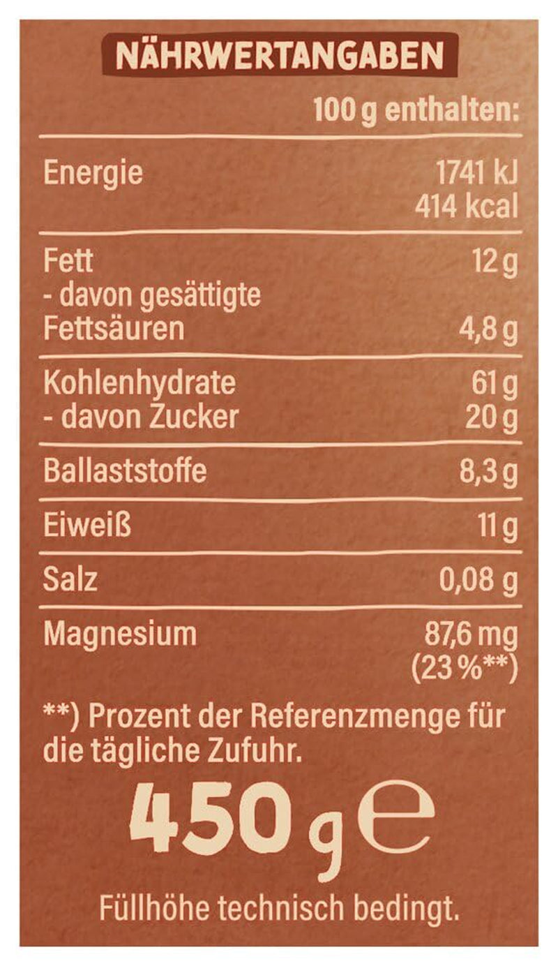 Dr. Oetker Vitalis Chocolate Muesli Classic: Breakfast muesli with milk and dark chocolate, pack of 7 (7 x 600g)