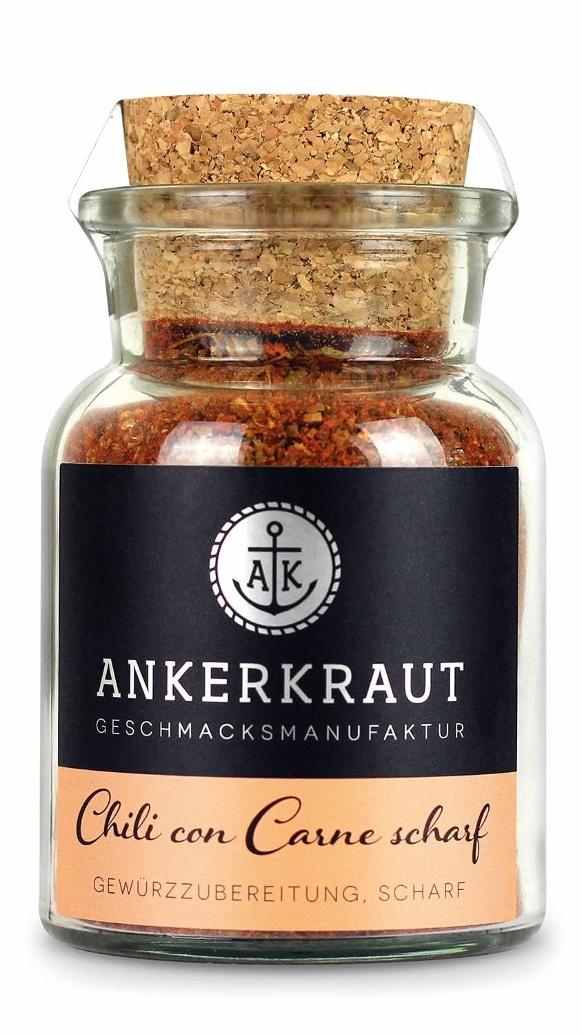 Ankerkraut Chili con Carne Gewürz, mild, 160g in a bag