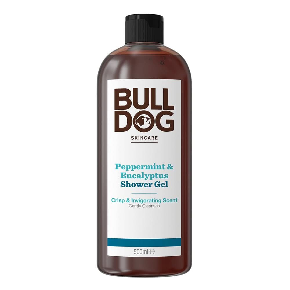 BULLDOG, Gel de duș pentru bărbați cu lămâie și bergamotă, 500 ml Duș și baie Naty Shop 500 ml Mentă și eucalipt