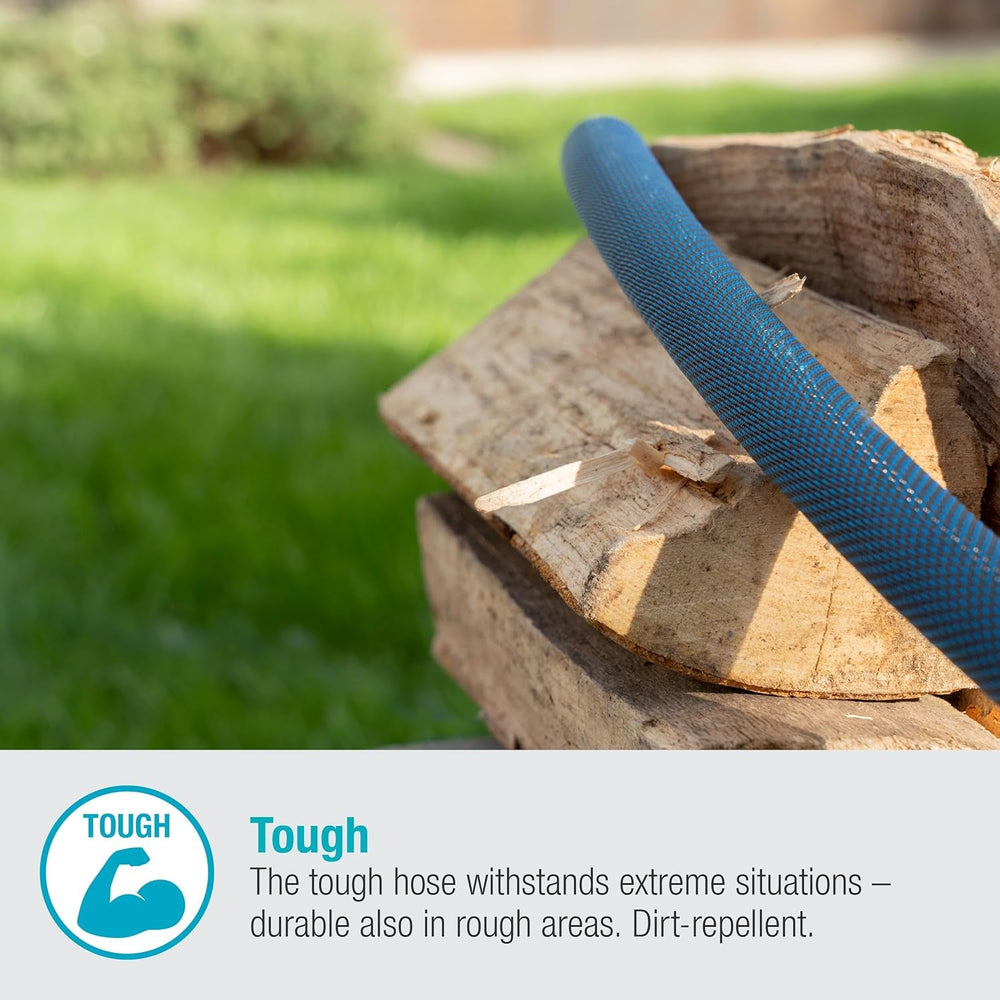 Set Gardena Liano Xtreme 3/4 inch, 20m: Furtun de grădină extrem de robust din material textil, cu furtun interior din PVC, ușor, rezistent la intemperii (18480-20)