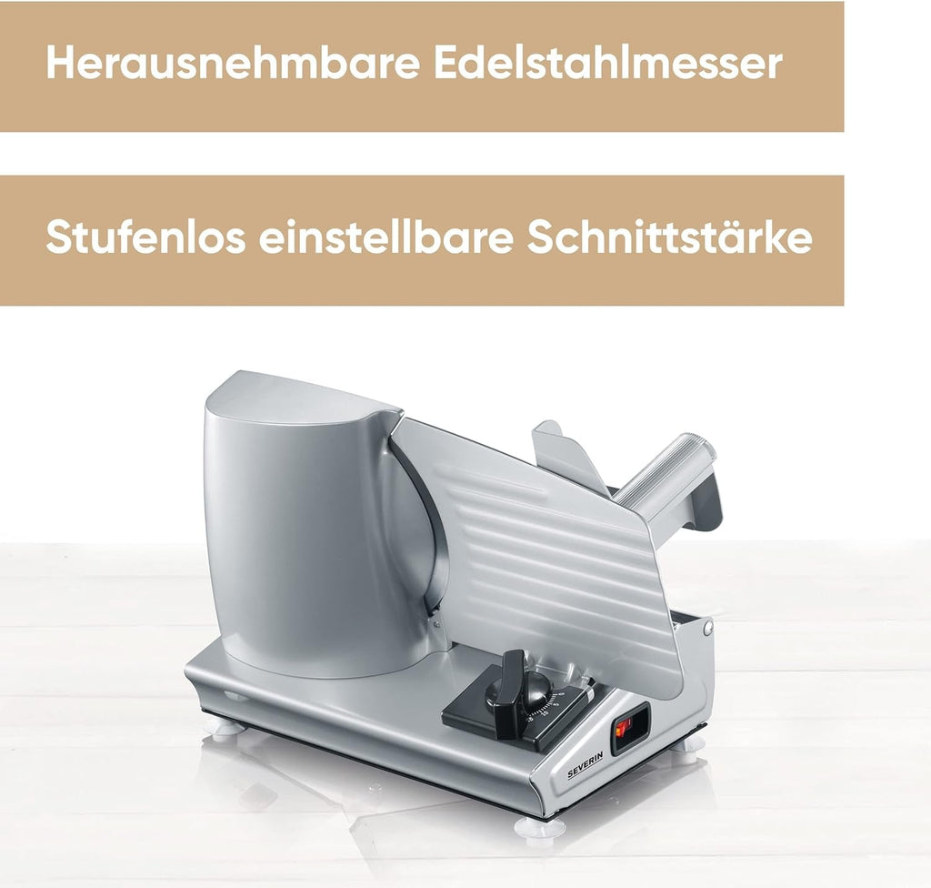 SEVERIN Feliator multifuncțional pentru pâine, mezeluri sau brânză Rasnite si Feliatoare Naty Shop