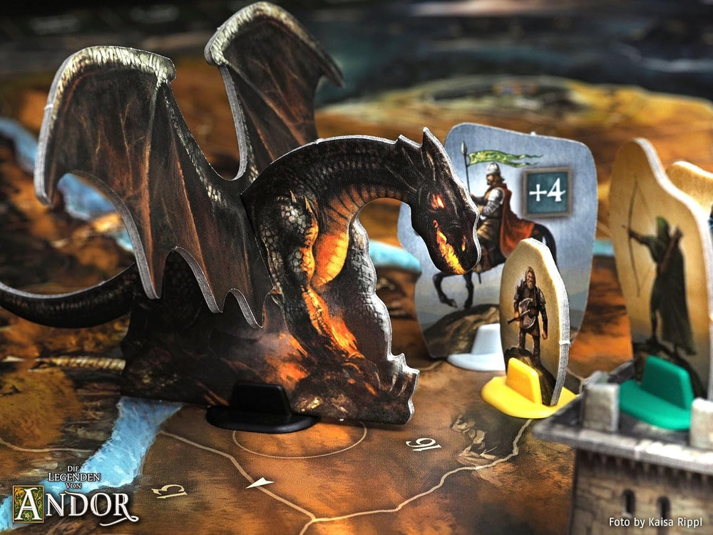KOSMOS 691745 Legendele din Andor - Jocul de bază, Clasicul fanteziei, Kennerspiel des Jahres 2013, joc de societate fantasy cooperativ pentru vârste de 10 ani și peste