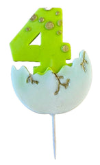 Decoratiune comestibila din zahar, Cifra 4 Decoratiuni din Pasta de Zahar Nati Shop