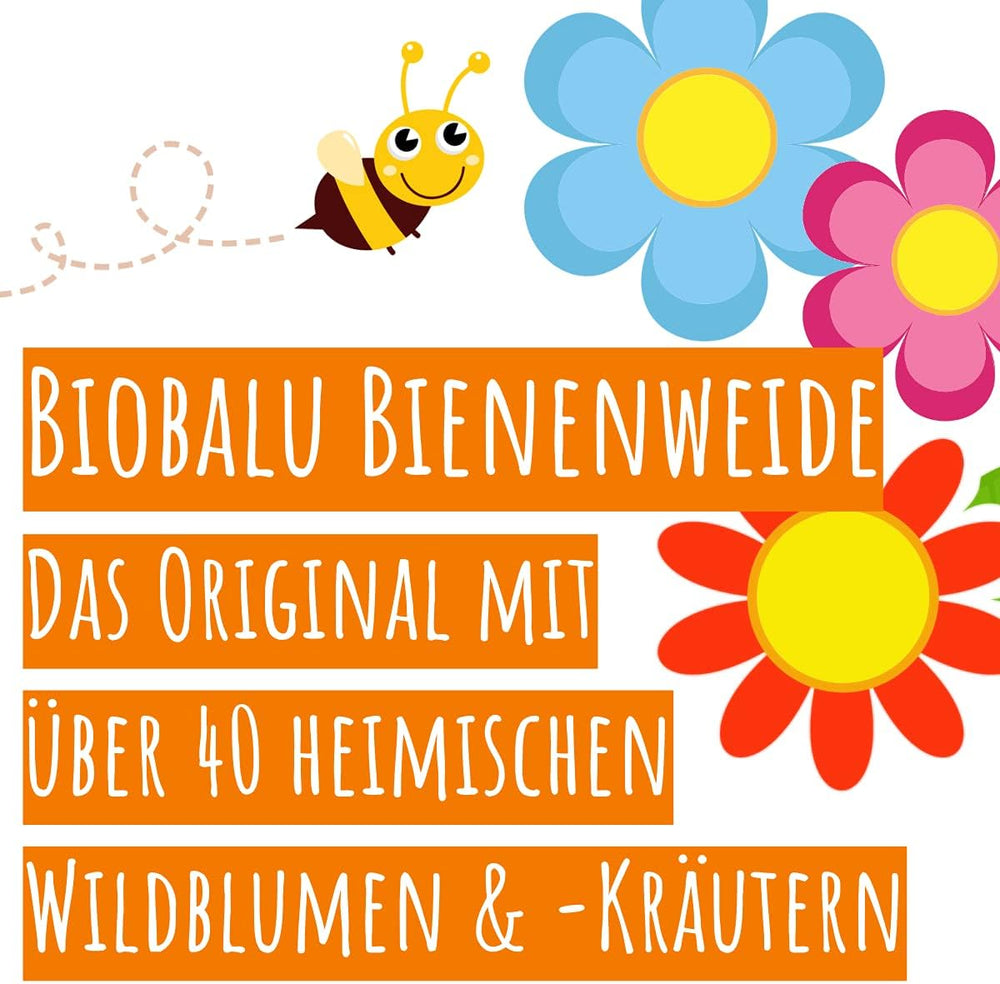 Bienenweide Samentütchen - Blumenwiesensamen Mehrjährig - Blumensamen Als Hochzeitsgeschenk, Gastgeschenk, Werbegeschenk, Werbeartikel Personalisiert (100 X 4G)