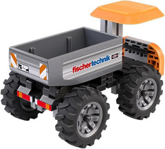 fischertechnik Truck 576105 – pädagogisches Konstruktionsspielzeug, LKW-Spielzeug-Bausatz für Kinder ab 7 Jahren, orange