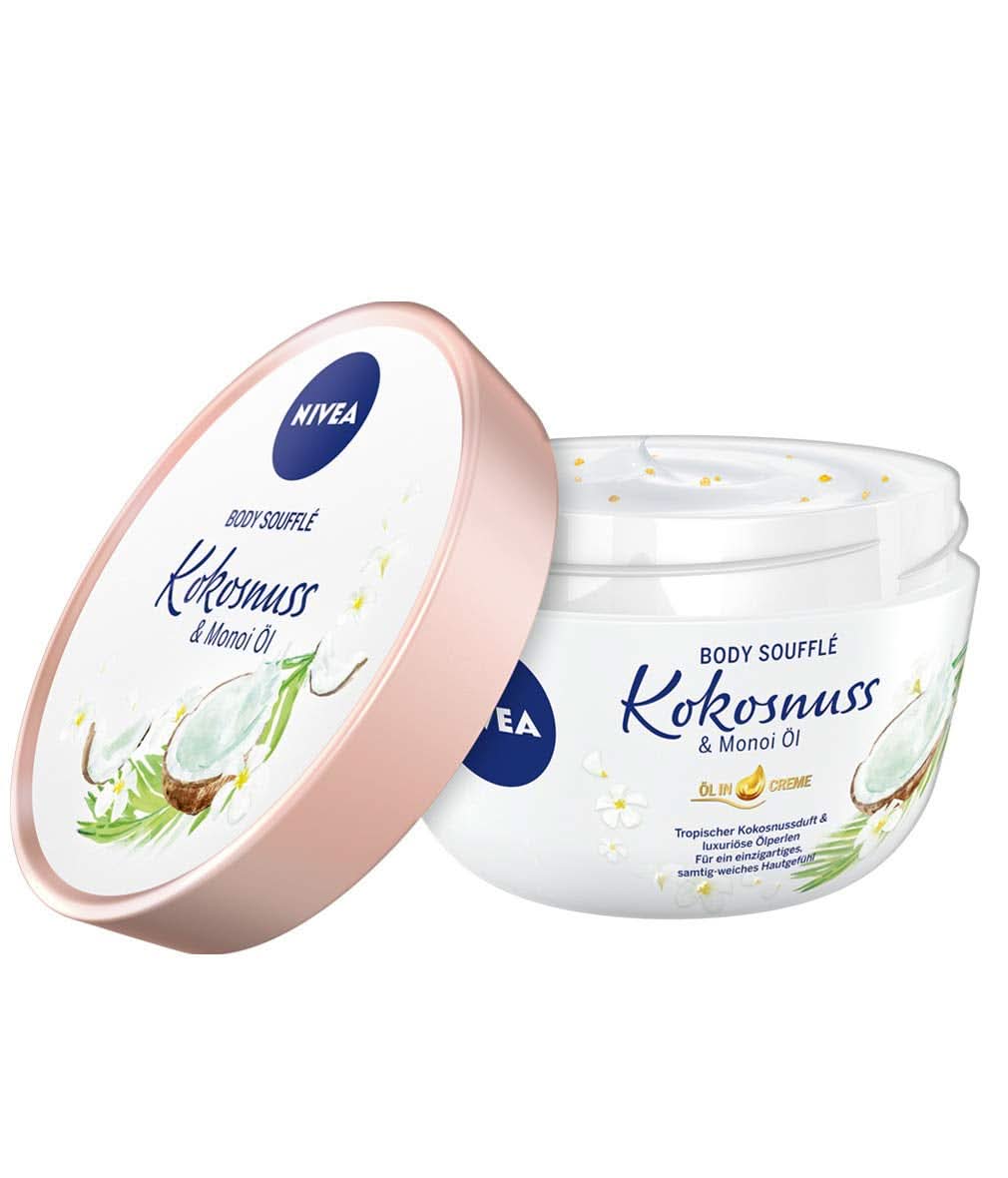 NIVEA Body Soufflé Coconut & Monoi Oil, 200 ml Cosmetics and Beauty Naty Shop