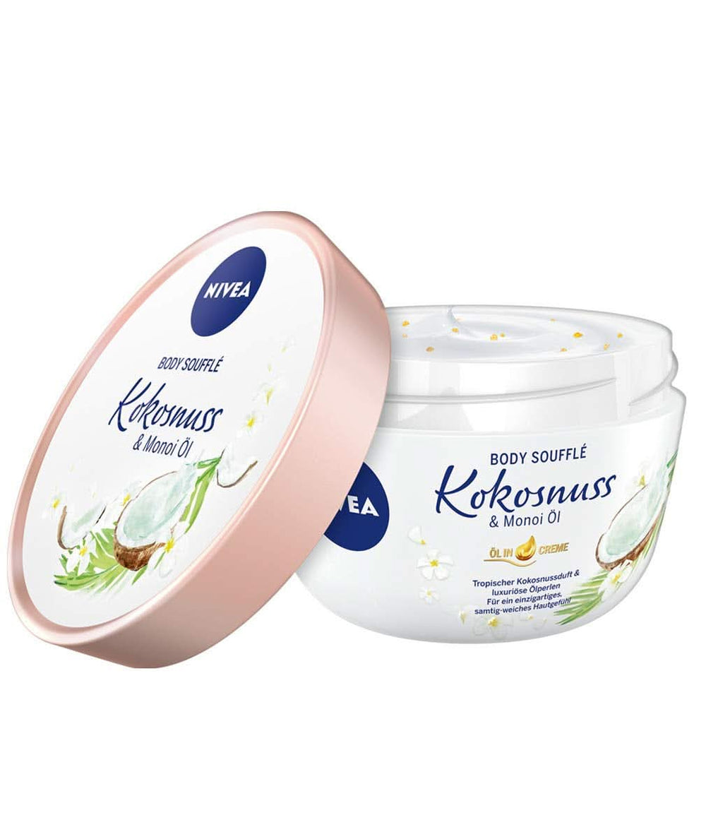 NIVEA Body Soufflé Coconut & Monoi Oil, 200 ml Cosmetics and Beauty Naty Shop