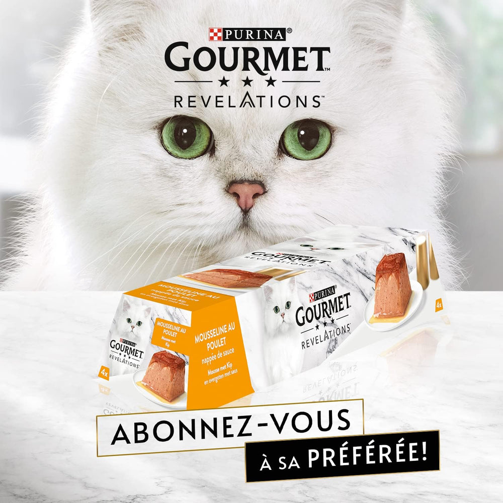 Revelations Muslin cu Pui și Sos | Mâncare pentru Pisici Adulte | 4 x 57 g