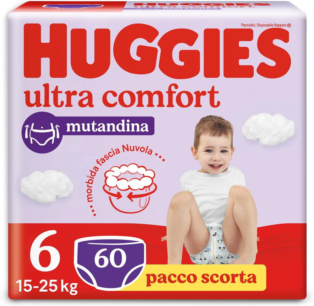 Huggies Ultra Comfort diapers, size 3 (4-9 kg), Disney design, 168 pieces