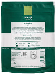 Fuchs - Bay leaves in a resealable, recyclable bag - made from natural ingredients - 7 grams Condiments Naty Shop