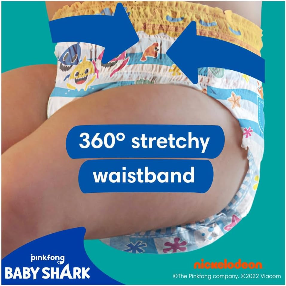 Pampers (Old Version), Splashers Disposable Bath Shorts - Size 5/6 (14kg+) - Box of 8 Packs of 10