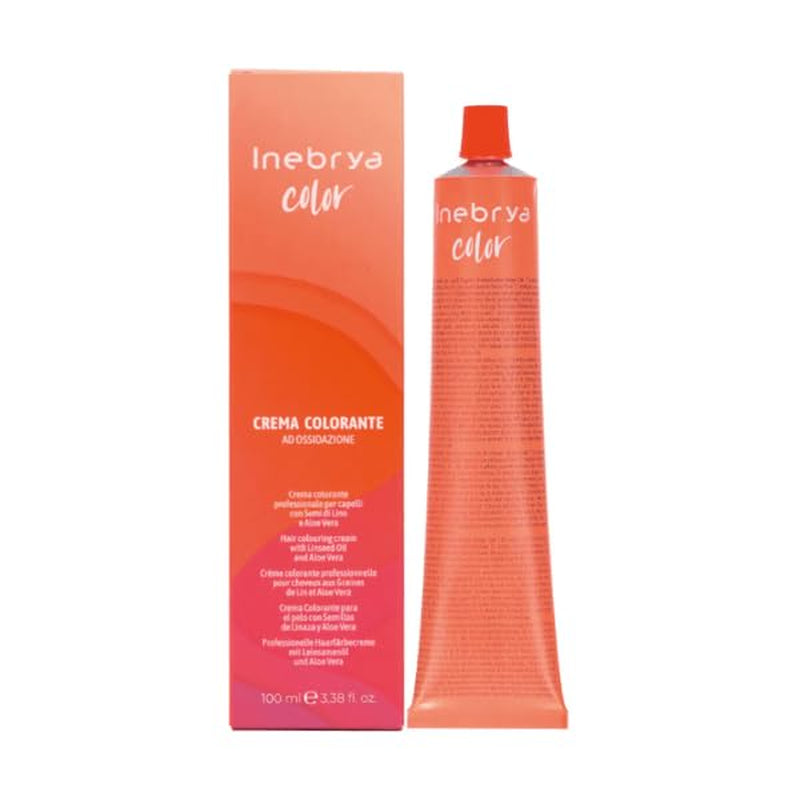Cremă de colorare permanentă a părului cu semințe de in și aloe vera 100ml (- 7.0 Blond) Vopsea pentru par Naty Shop Maro deschis Roșu Violet 100 Ml (1 pachet)