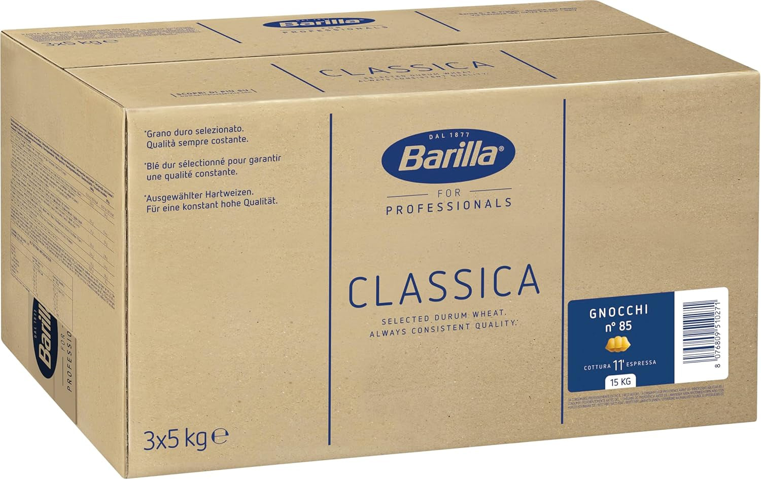 Barilla Pasta Gnocchi no. 85 - 1 package (1x5kg)