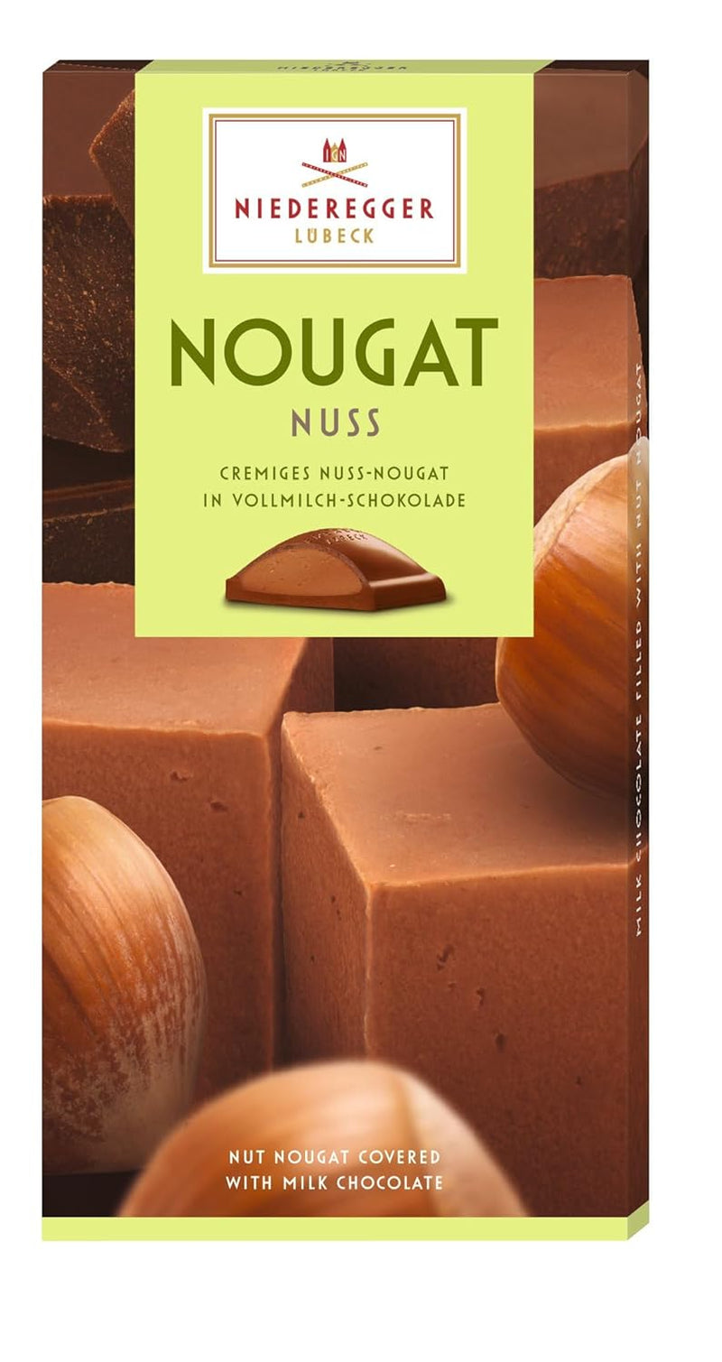 Niederegger nougat bar with walnuts, 100 g