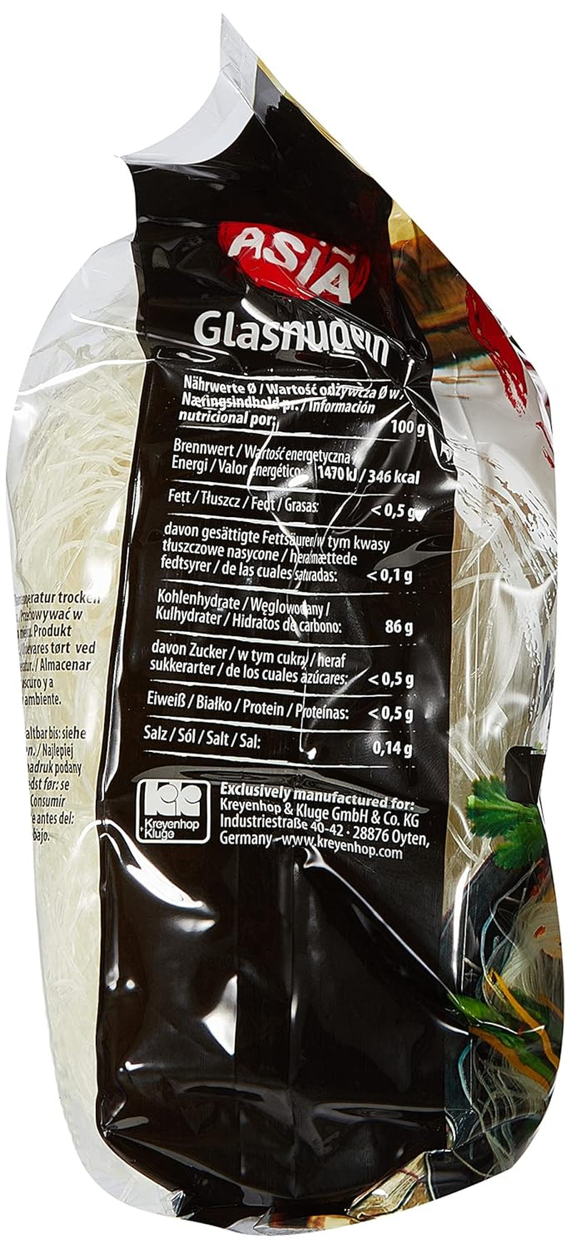 BONASIA Glass Noodles, Long, Pack of 15 (15 x 100g)