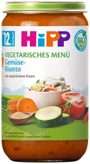 HiPP Organic Meals from 12 months Risotto with Vegetables, pack of 6
