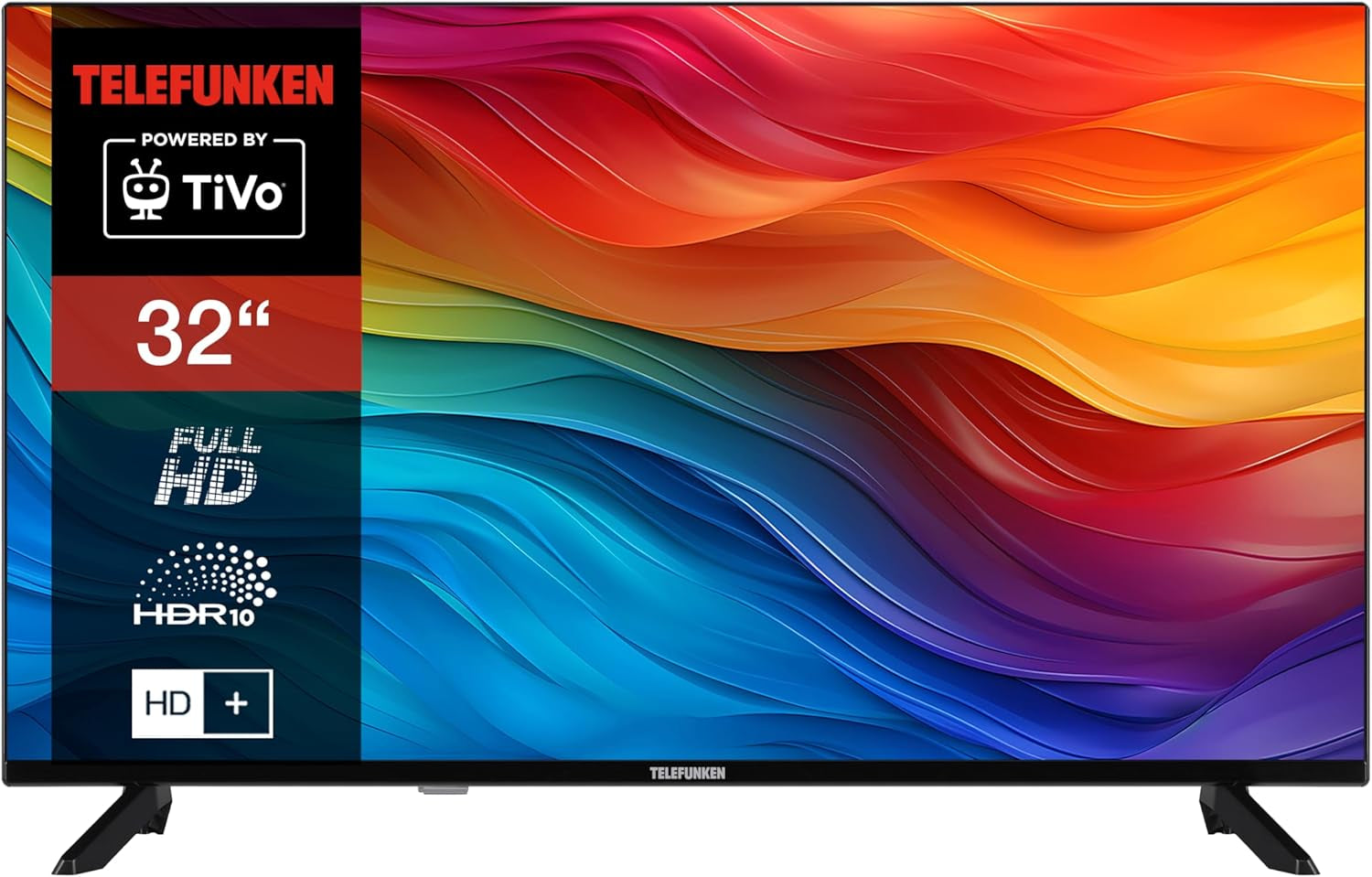 Televizor inteligent TELEFUNKEN de 40 de inci, cu tehnologie TiVo Full HD, HDR TV cu tuner triplu și 6 luni de HD+ incluse, televizor LED XF40TP900S (2026)
