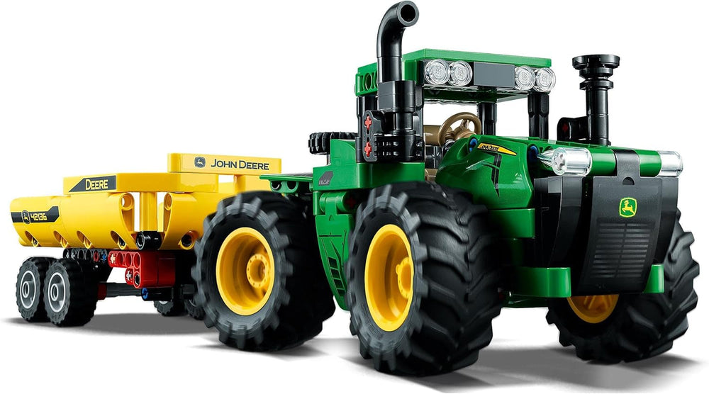 LEGO Technic John Deere 9620R 4WD Tractor with Tipper Trailer Classic Farming Toy for Kids Boys and Girls 8 Years Old Collectible Model Kit 42136 Building Sets Besuche den LEGO-Store