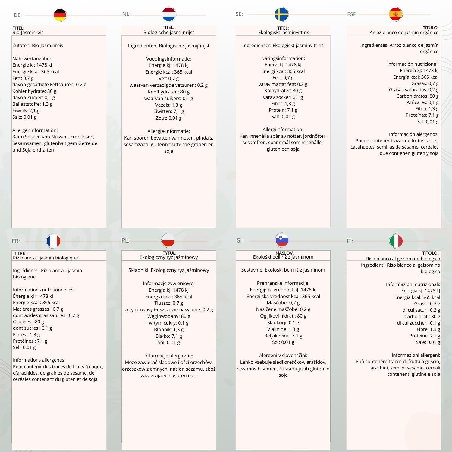 White rice with jasmine Wholefood Earth Organic 3kg Raw | Non-GMO | Vegan | Source of fiber | Certified organic