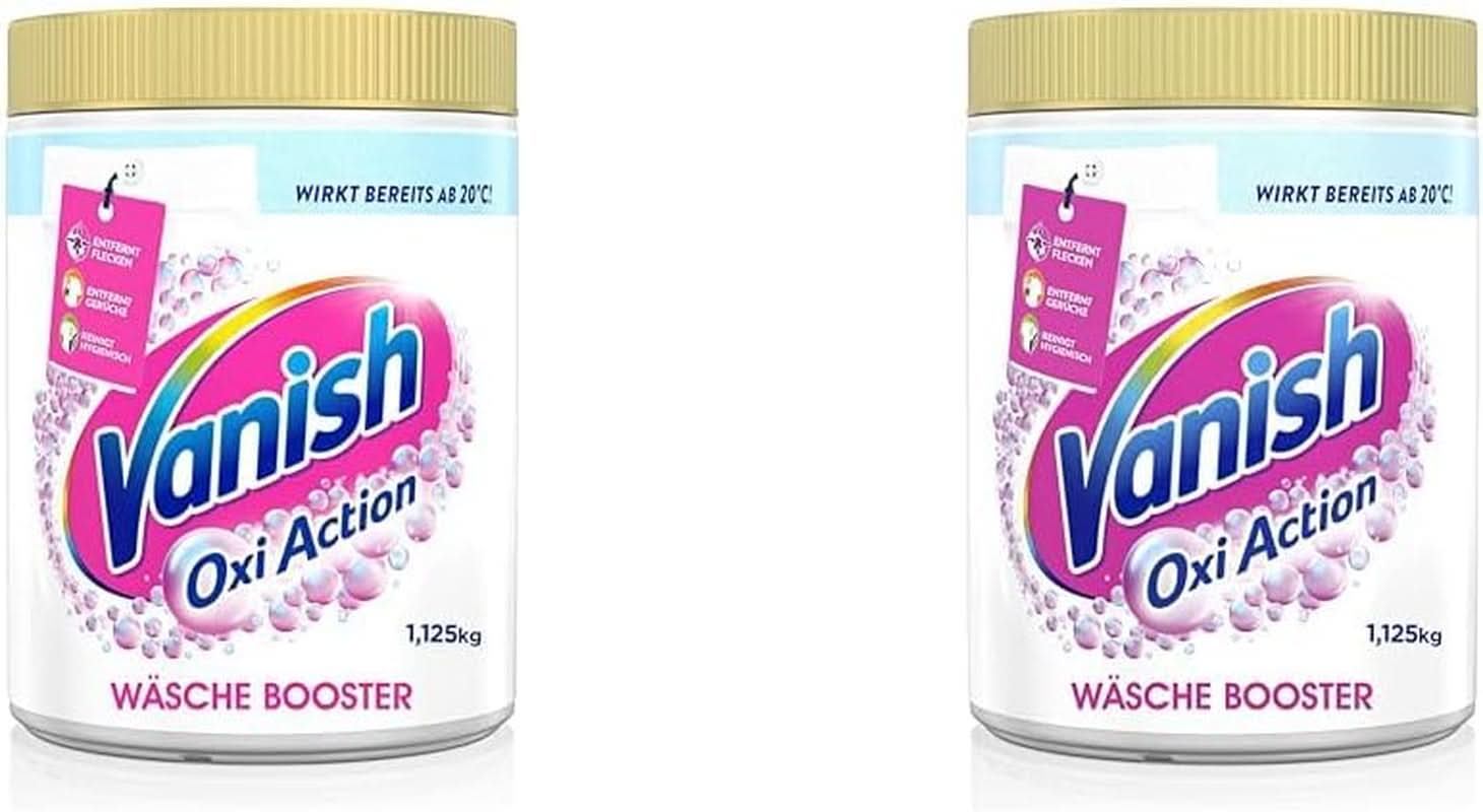 Vanish Oxi Action Powerwhite Powder - 1 X 1.125 Kg - stain remover and laundry improvement powder without chlorine - for white laundry Laundry Detergents Naty Shop