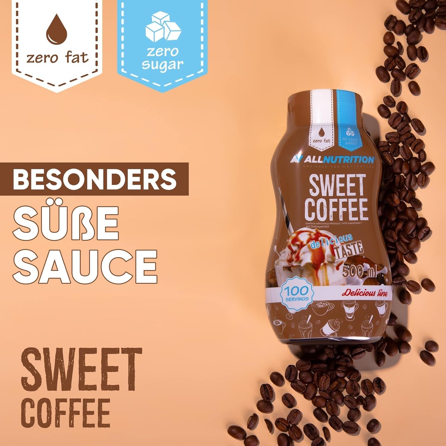 To all -nutrition Sase dulci - Sirop zahăr -Free Sweet Sos cu Indulcitori Naty Shop