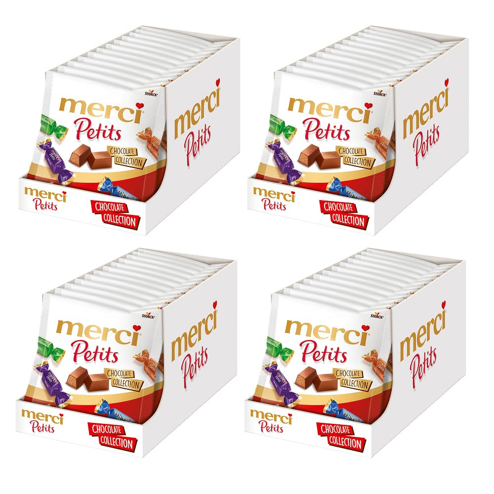 Merci Together - 1 x 175g - Filled chocolates in five varieties with fine milk chocolate - Chocolate pralines to share and give as gifts