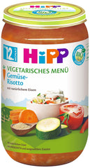 Hipp organic menus from 12 months vegetable risotto, pack of 6 Mother and Child Naty Shop Default Title