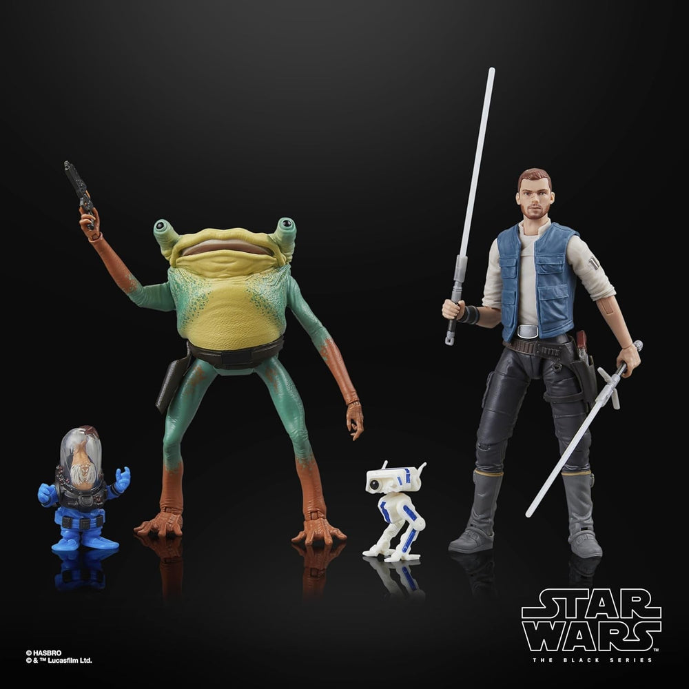 Star Wars Black Series Cal Kestis, Turgle & Skoova Stev, Star Wars Jedi: Survivor Collectible Action Figures (Scale 15 Cm) Action Figures Naty Shop