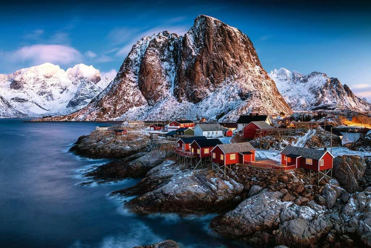 Ravensburger Puzzle 17081 - Hamnoy, Lofoten - Puzzle de 3000 de piese pentru adulți și copii de la 14 ani, puzzle cu motiv de peisaj din Norvegia Puzzle Naty Shop
